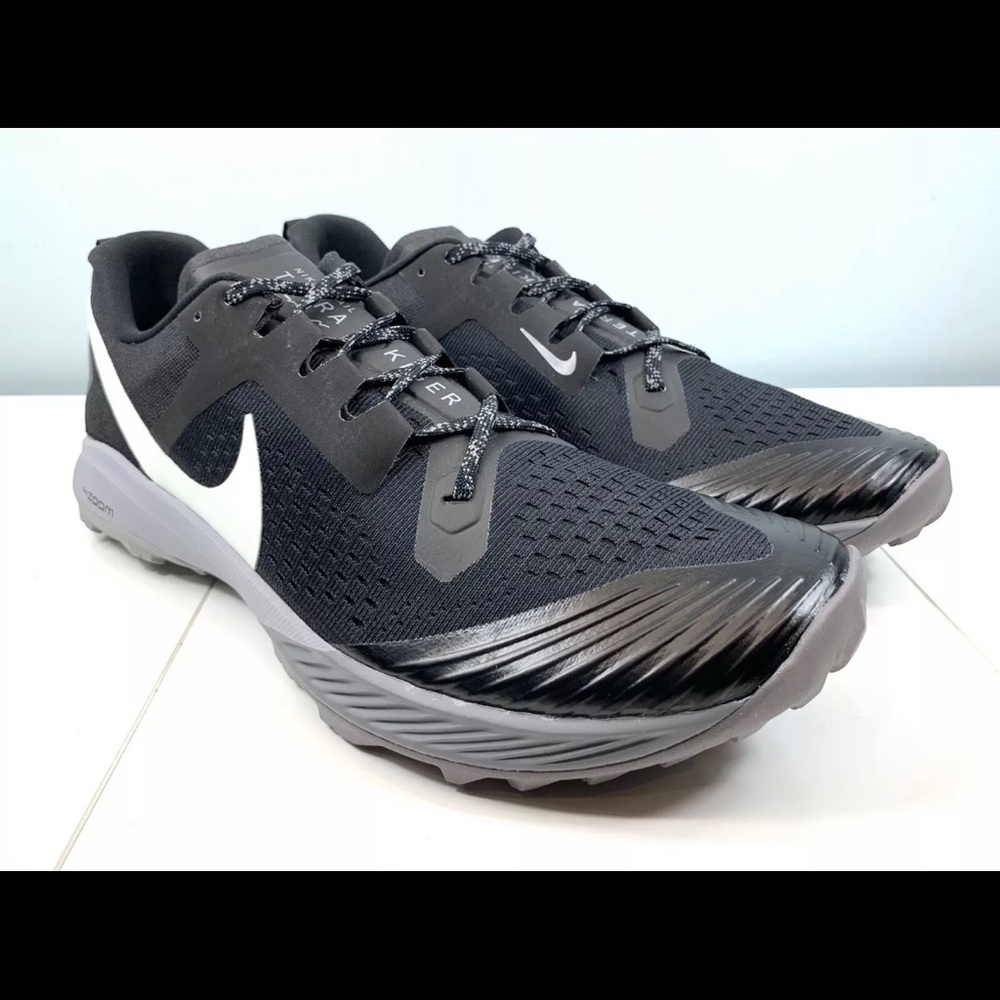 Nike Air AQ2219-001 Zoom Terra Kiger 5 Black/Barely Grey/Gunsmoke Men's 8.5